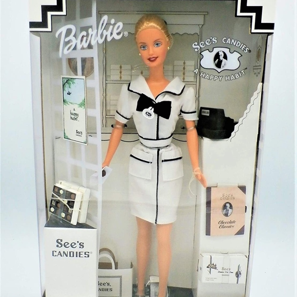 Mattel 1999 See's Candies Barbie